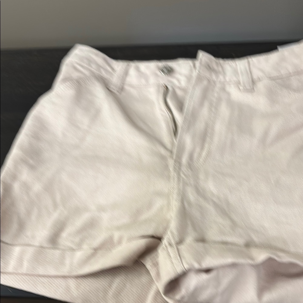 Divided Cream Bermudas Comfortable Casual Shorts